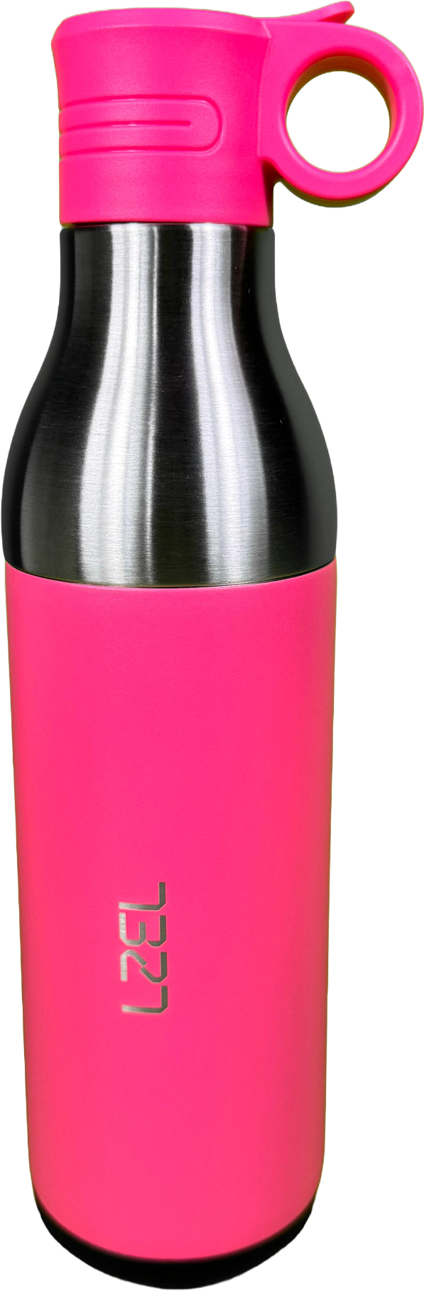 LZEL Natura Elva Vacuum Bottle Dual 400 mL + 400 mL | Hot Pink Aluminum LZEL Natura Elva Vacuum Bottle Dual 400 mL + 400 mL | Hot Pink Aluminum